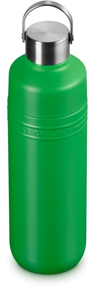 Le Creuset Trinkflasche 1L Bamboo Edelstahl Bild 1