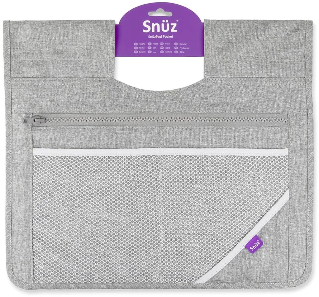 Snüz 'Pod3' Betttasche für Beistellbett grau Bild 1