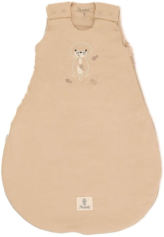 Sterntaler Baby Unisex Schlafsack Baby Baby-Schlafsack Otti - Babyschlafsack, Pucksack Baby, Strampelsack mit süßem Ottermotiv - Recycelt - 50/56 Bild 1