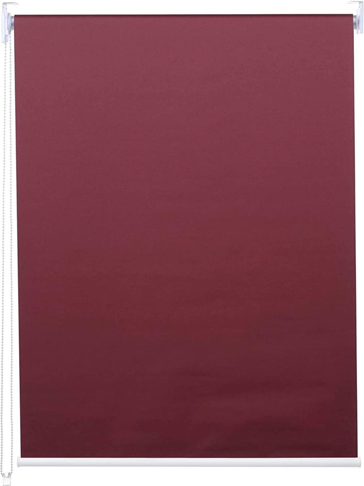 Rollo HWC-D52, Fensterrollo Seitenzugrollo Jalousie, 80x230cm Sonnenschutz Verdunkelung blickdicht ~ bordeaux Bild 1