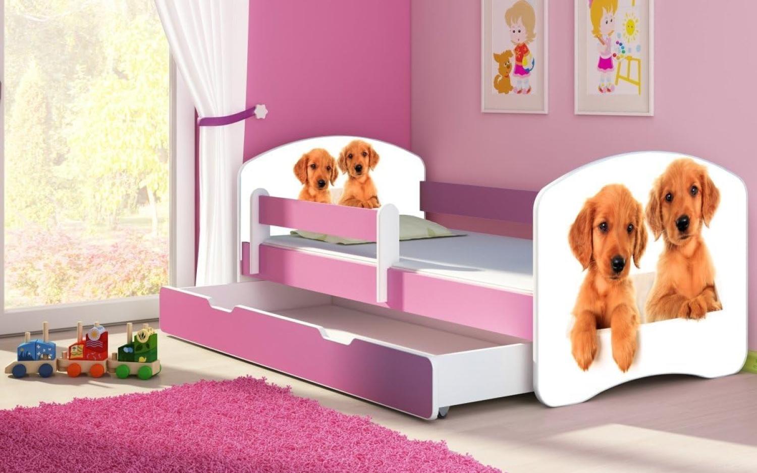 Kinderbett Dream mit verschiedenen Motiven 140x70 Dogs Bild 1