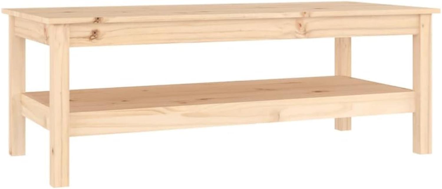 vidaXL Couchtisch 110x50x40 cm Massivholz Kiefer 814274 Bild 1