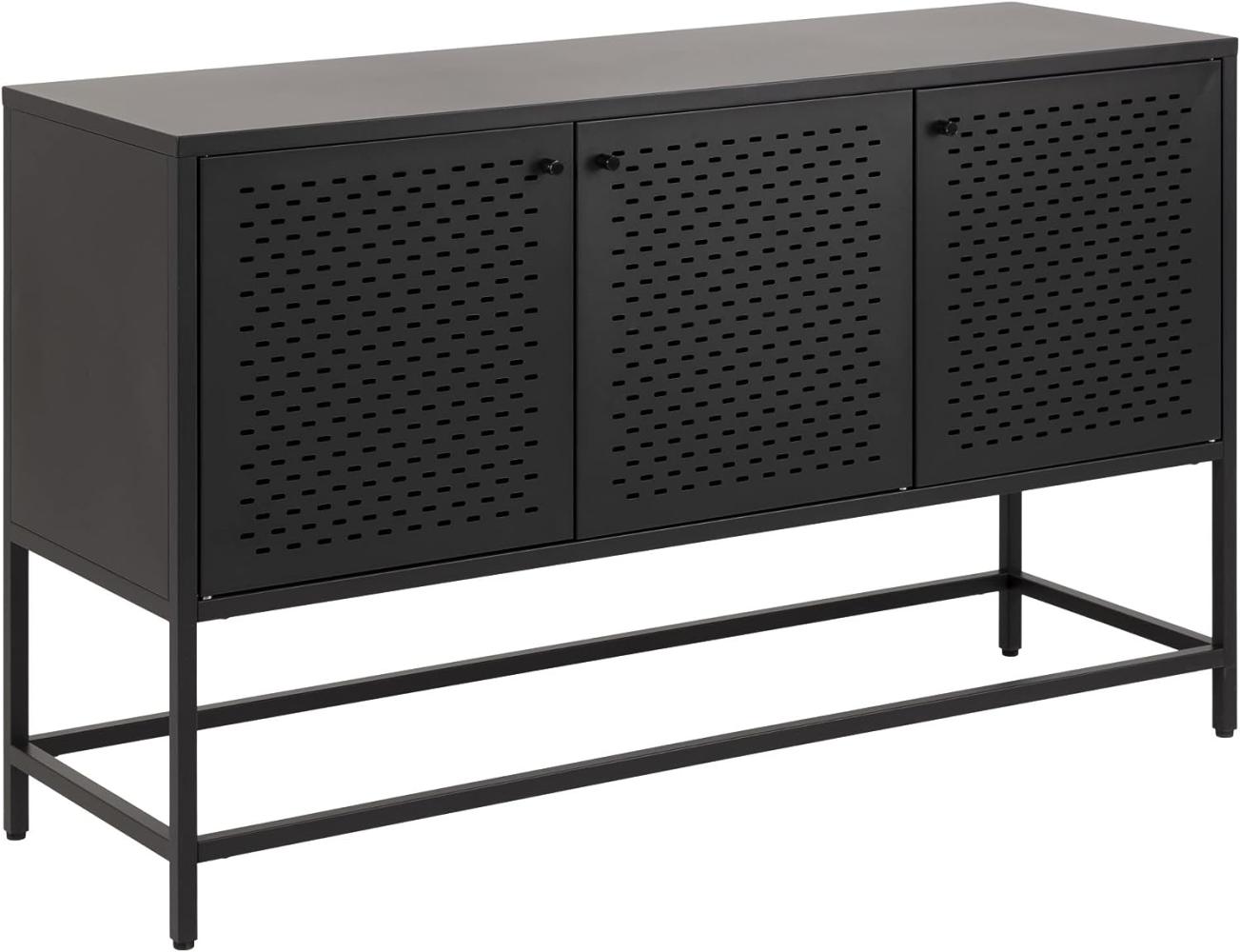 Newcastle Sideboard Kommode Konsolentisch Wohnzimmer Gästezimmer schwarz Bild 1