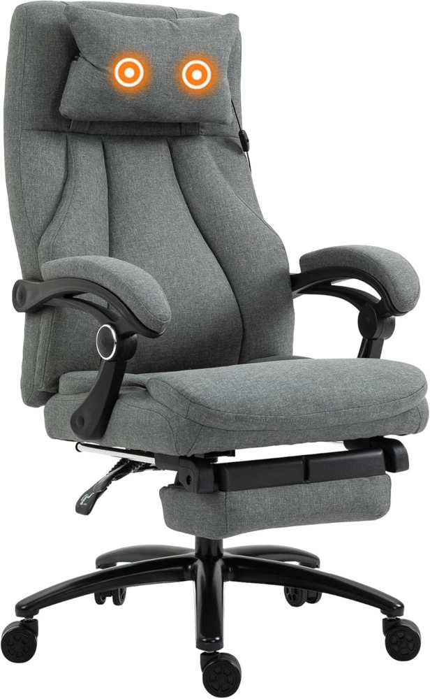 Vinsetto Schreibtischstuhl Bürostuhl mit Massagefunktion Bild 1