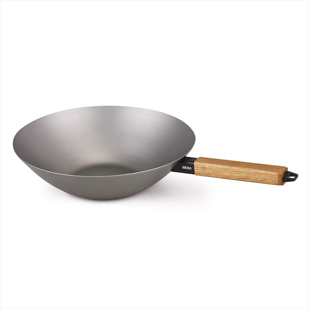 Beka Wok Nomad 50 x 31 x 9 cm silberfarben/ braun Bild 1