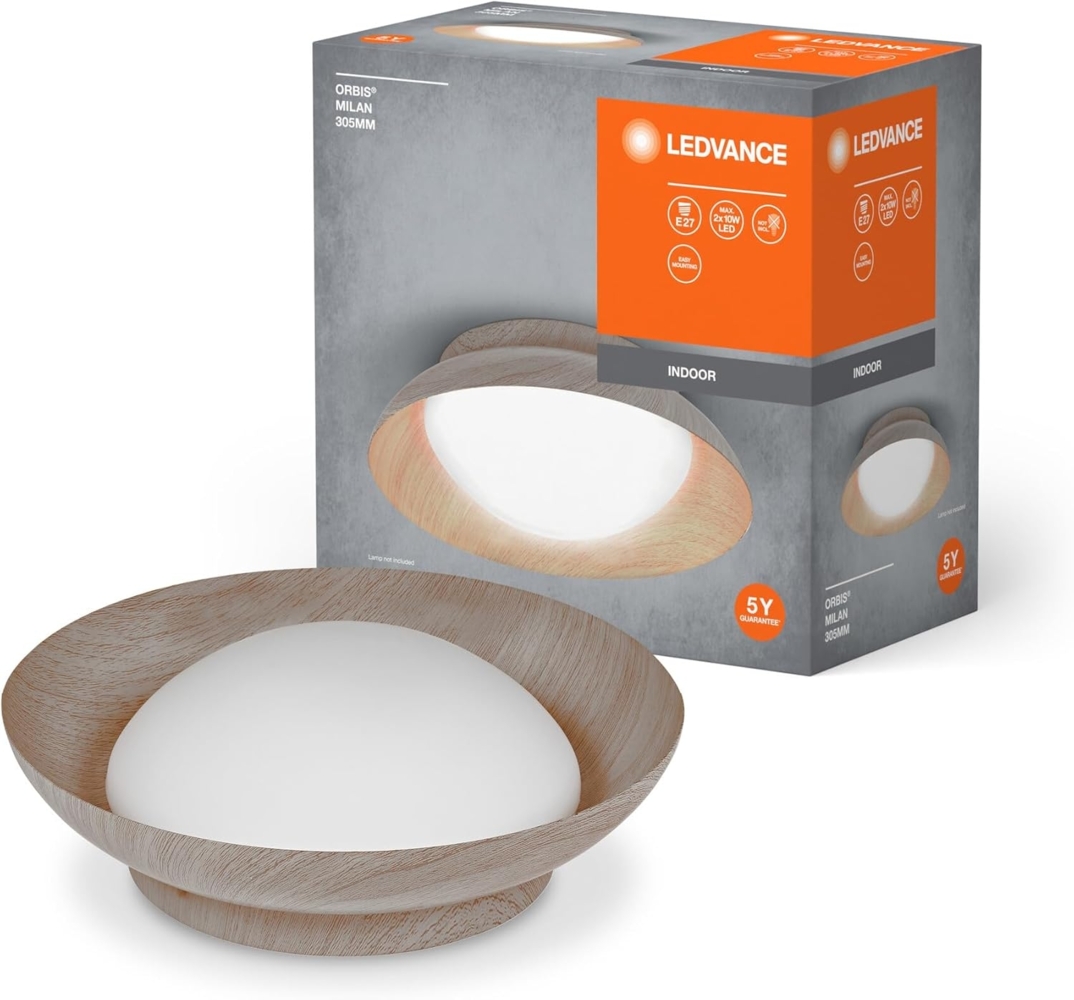 LEDVANCE ORBIS MILAN 300 mm 2XE27 WD Bild 1