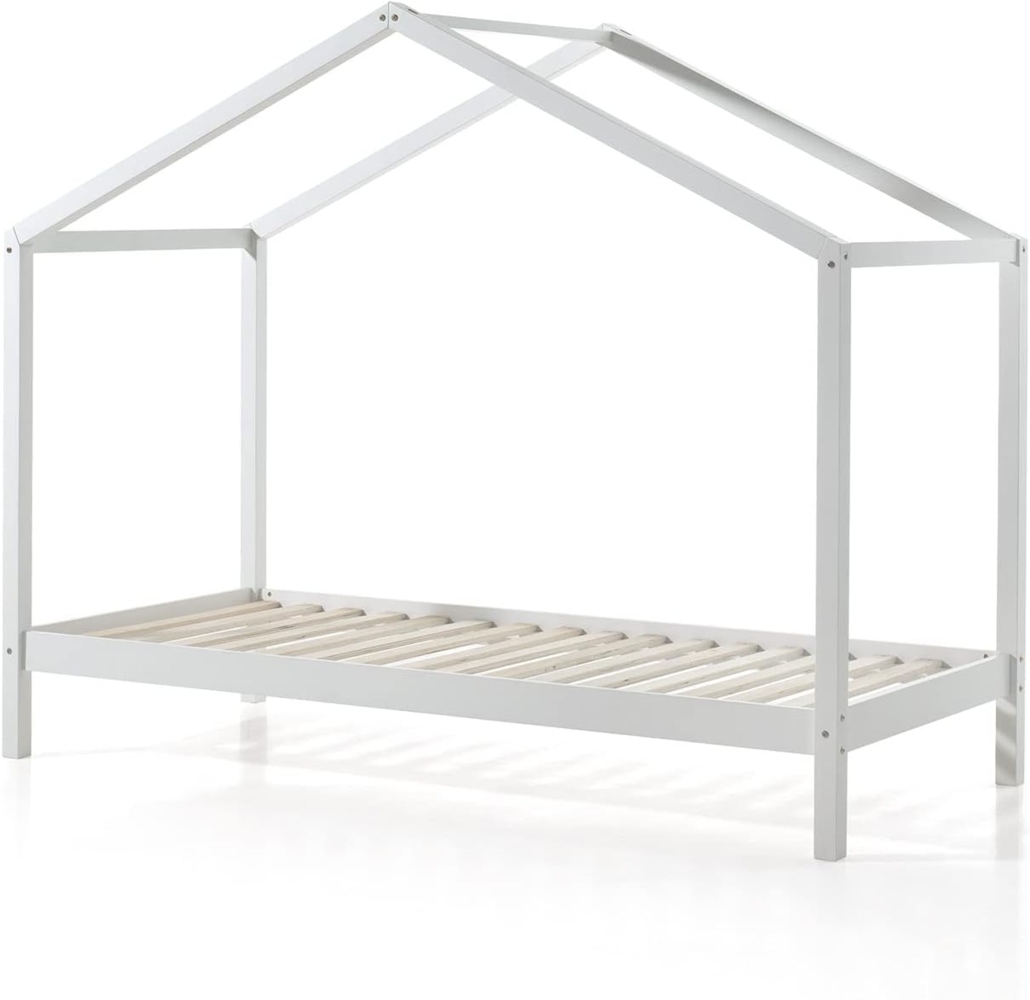 Vipack 'Dallas 3' Hausbett 90 x 200 cm, weiß Bild 1