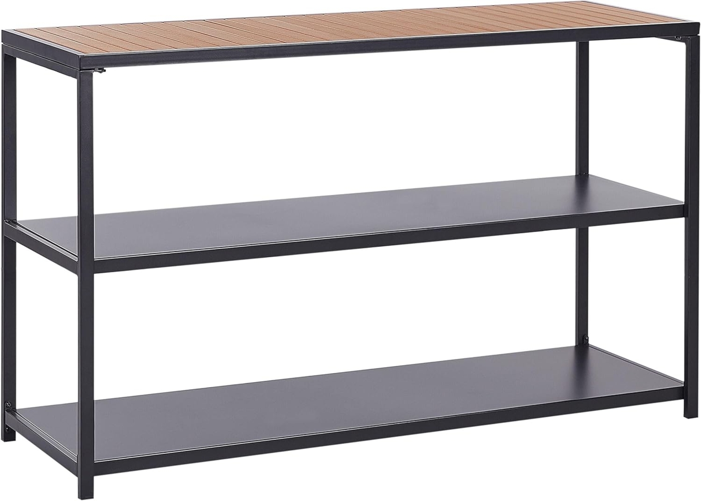 Outdoor-Kücheninsel AVETRANA Metall Schwarz Bild 1