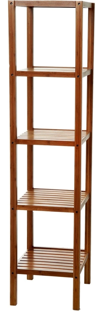 EISL BAMBUS Regal 34 cm breit, Braun, mit 5 Fächern Bild 1