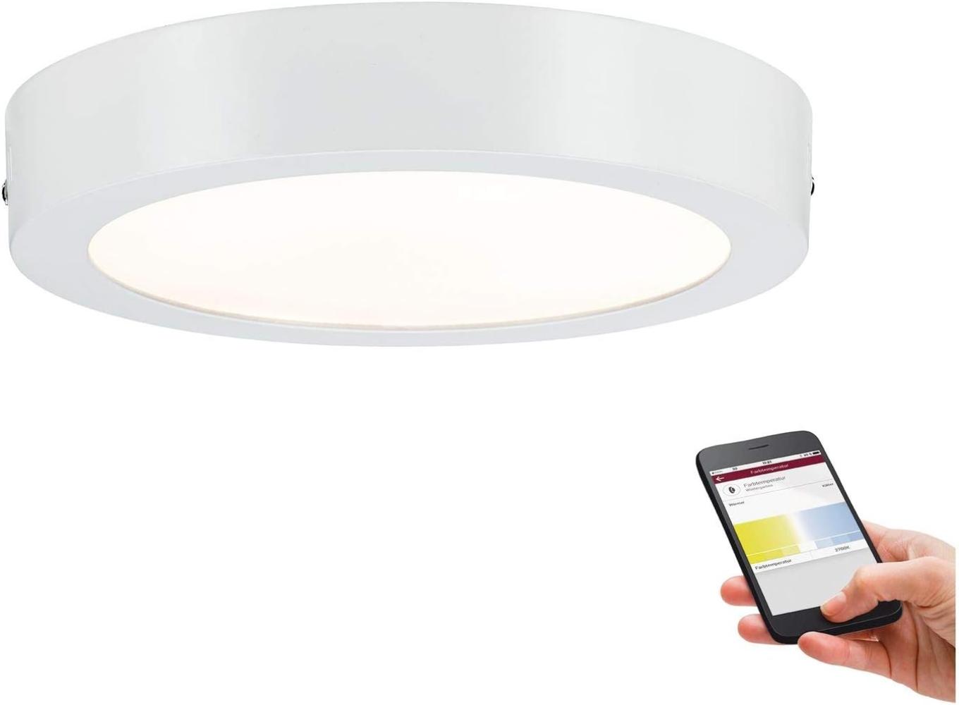 Paulmann SmartHome Bluetooth Nox LED-Panel 220mm 17W 230V Weiß matt Kunststoff7169 Bild 1