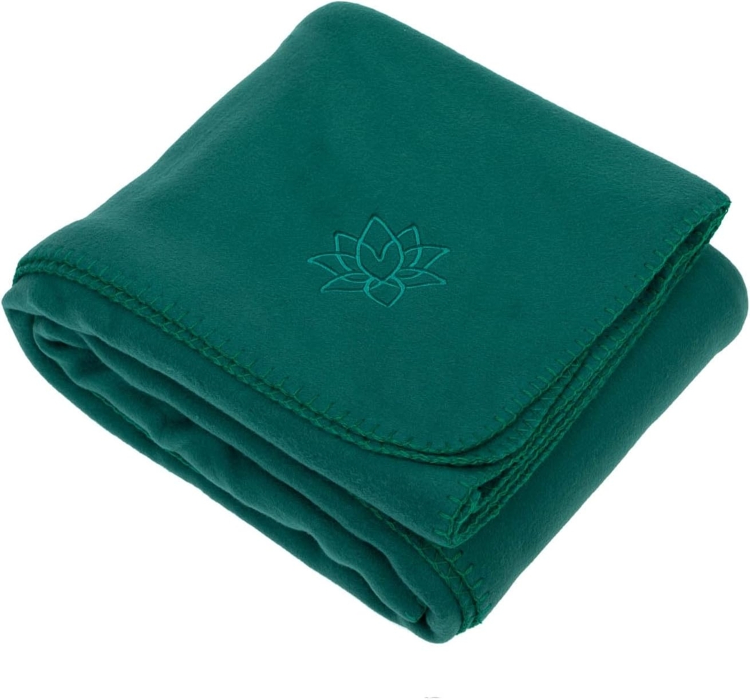 Wohndecke Yogadecke ASANA BLANKET dunkelgrün, bodhi Bild 1