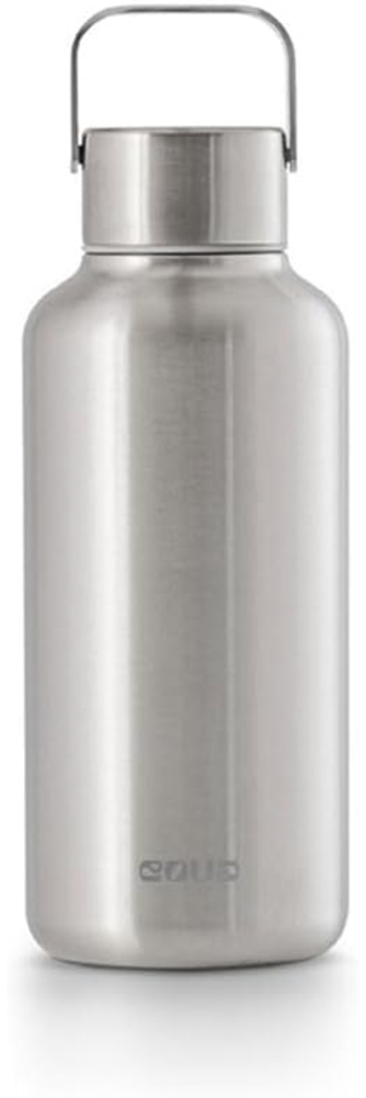 Wasserflasche Trinkflasche Getränkeflasche Sport EQUA Timeless Edelstahl 600 ml Steel 683365 Bild 1