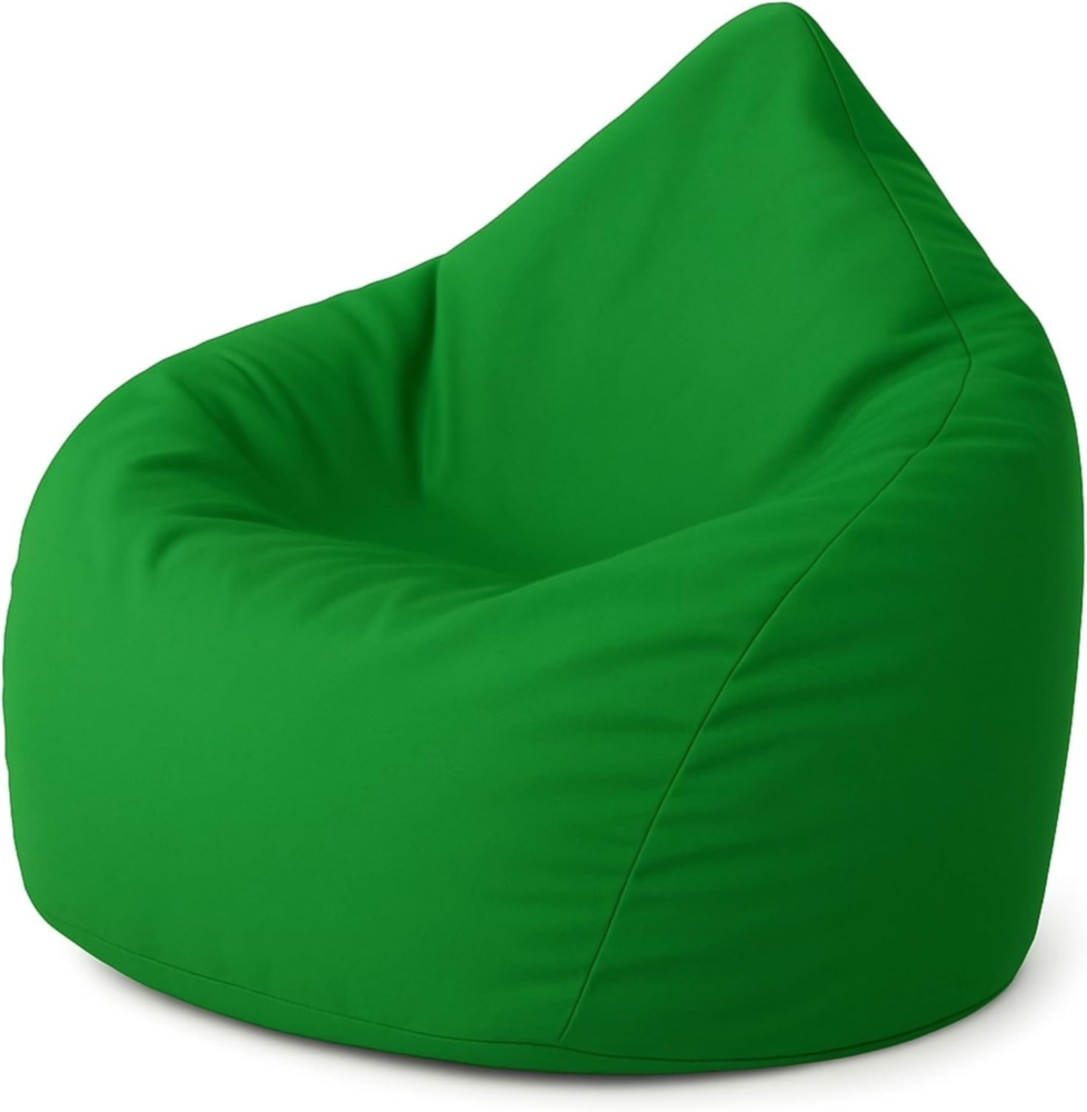 PATCH HOME Patchhome Sitzsack Tropfenform - Grün für In & Outdoor XL 300 Liter - mit Styropor Füllung in 25 versch. Farben und 3 Größen Bild 1