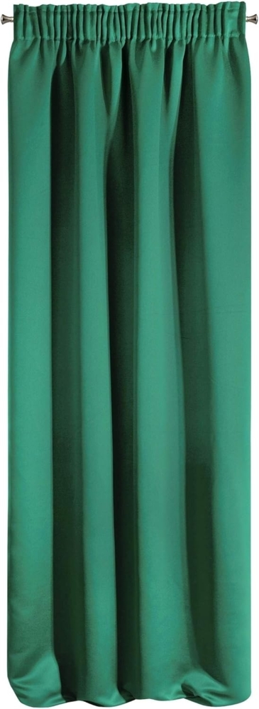 Eurofirany Verdunkelungsvorhang PARISA Blackout Vorhang Einfarbig Musterlos Ösen Kräuselband, Kräuselband, minimalistisches, einfarbiges Design – zeitlos und elegant Bild 1