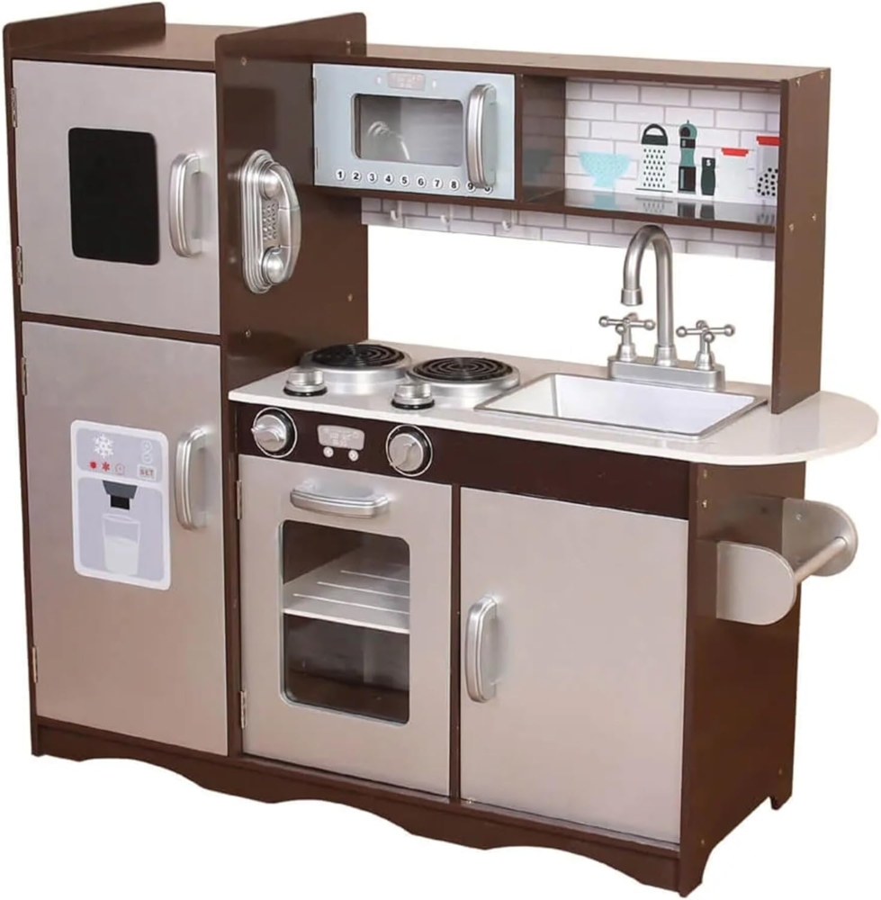 Bayer Chic 2000 Spielküche braun silber Bild 1