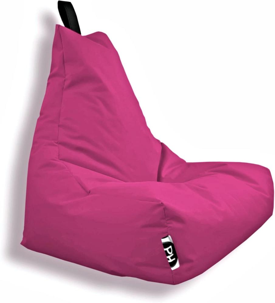 Patchhome Lounge Sessel XXL Gamer Sessel Sitzsack Sessel Sitzkissen In & Outdoor geeignet fertig befüllt | XXL - Pink - in 2 Größen und 25 Farben Bild 1