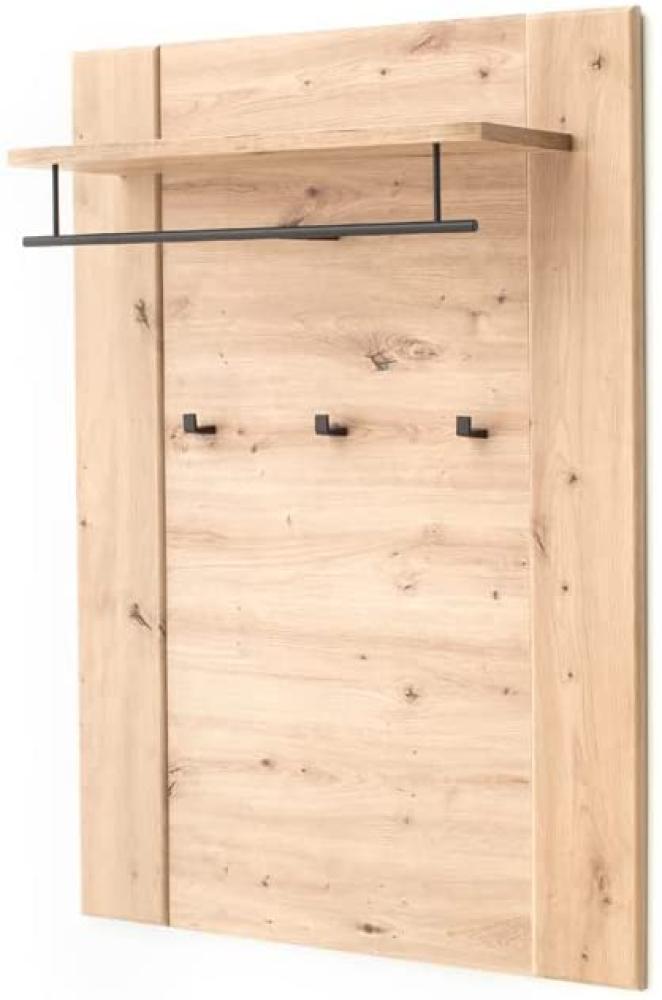 Garderobenpaneel Carvin 4 Balkeneiche 85x122x27 cm Paneel Garderobe Bild 1