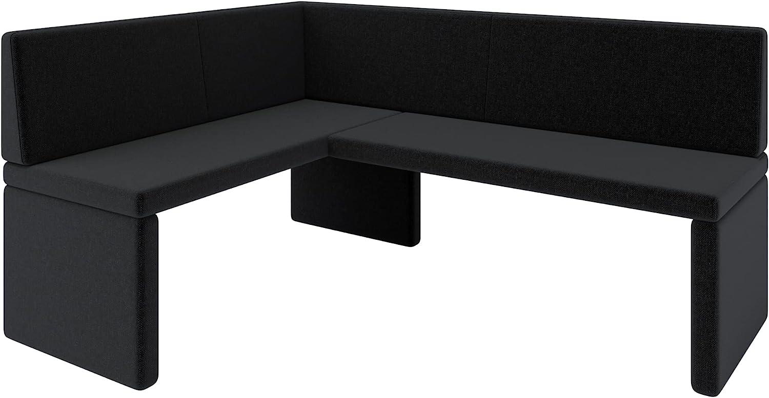 Eckbank Akiko Corner Bench - Eckbankgruppe für Ihrem Esszimmer, Küche modern, Sitzecke, Essecke. Perfekt für Küche, Büro und Rezeption. Solide und Starke Verarbeitung. (INARI 100, 128x168 cm Links) Bild 1