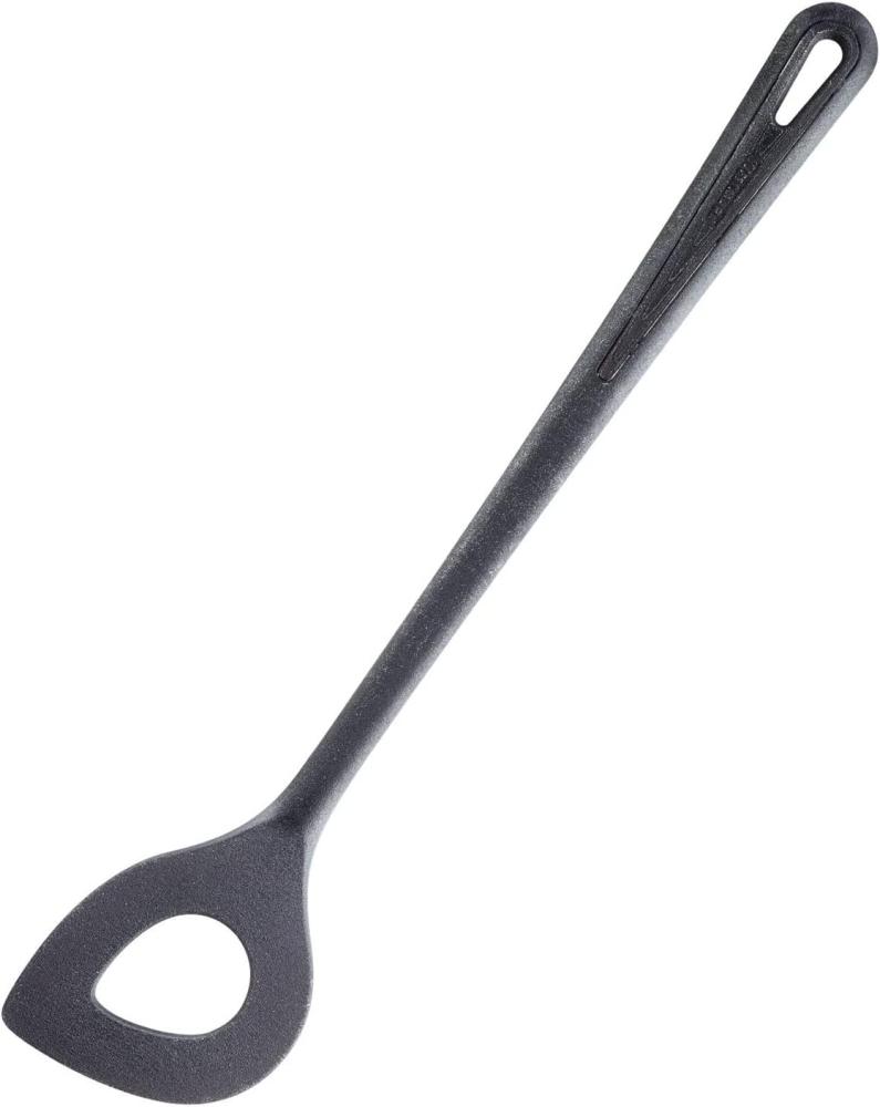 Westmark Spitzloch-Löffel/Kochlöffel, Hochhitzebeständig bis 270°C, Länge: 30 cm, Gentle Plus, Schwarz, 28842275 Bild 1