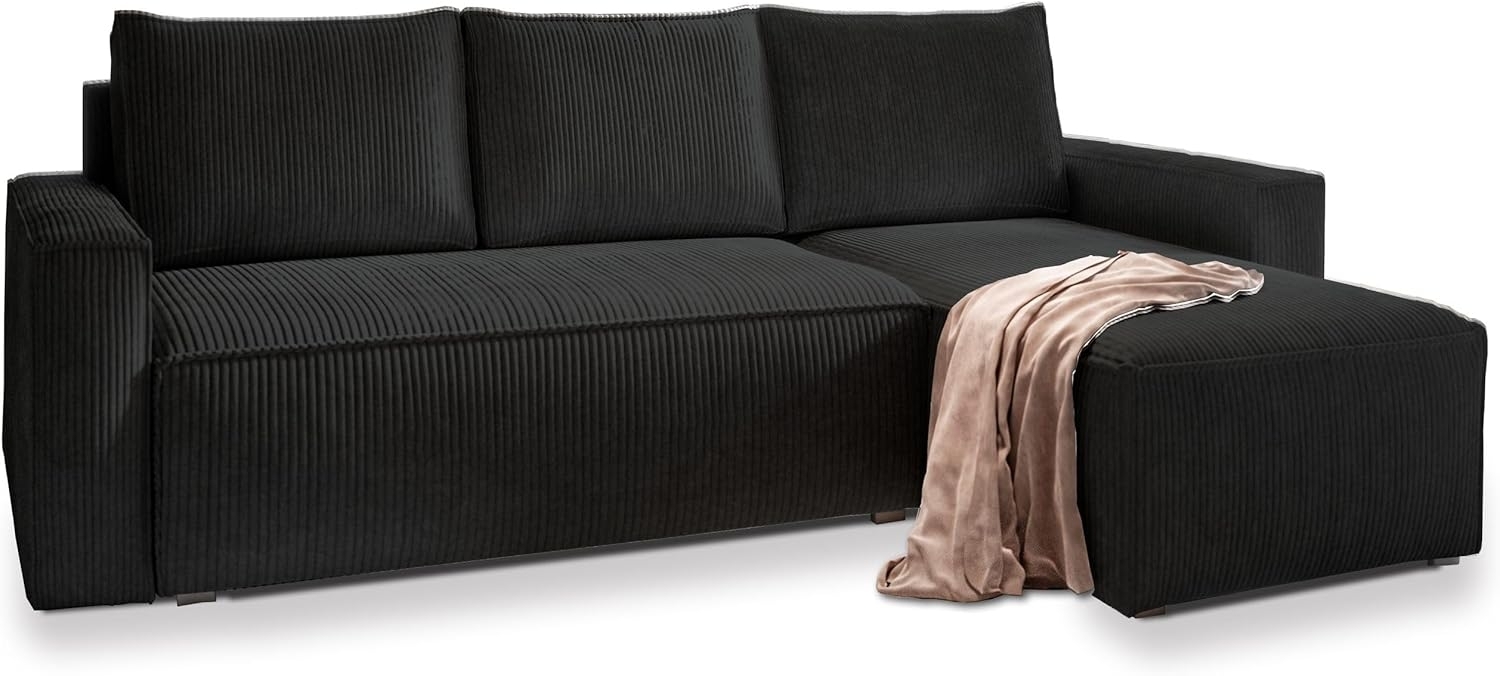 Masseno Ecksofa POTARO mit Schlaffunktion L-Form, Sofa mit Bettkasten Bild 1