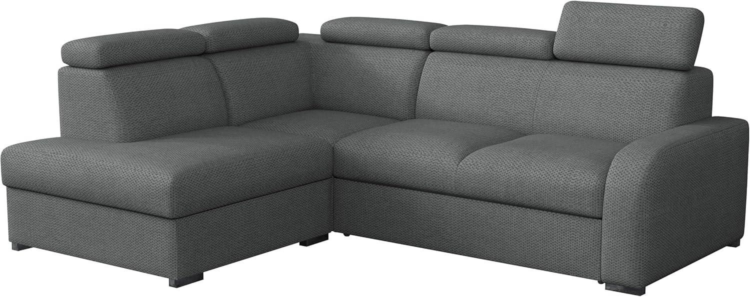 Ecksofa Apollo 2rRLXp mit Schlaffunktion und Bettkasten (Farbe: Crown 18, Seite: Links LXP+R+2R) Bild 1