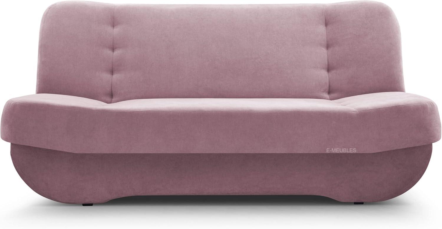 MOEBLO Schlafsofa Pafos, Sofa Kippsofa Klappsofa Clic-Clack, mit Schlaffunktion, mit Bettkasten Bild 1