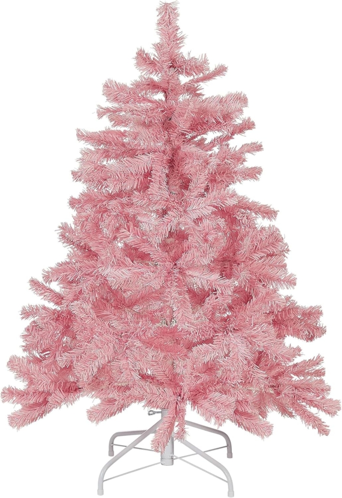 Künstlicher Weihnachtsbaum 120 cm rosa FARNHAM Bild 1