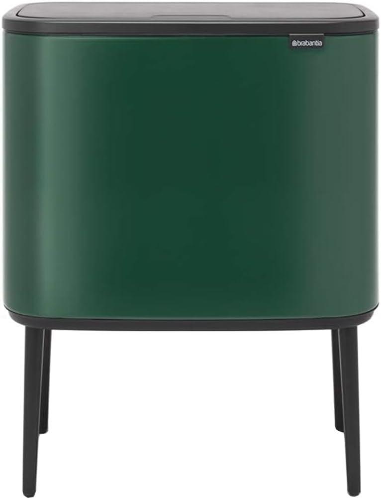 Brabantia Mülleimer Bo Touch Bin Pine Green, 3 x 11 L Papierkörbe & Mülleimer Bild 1