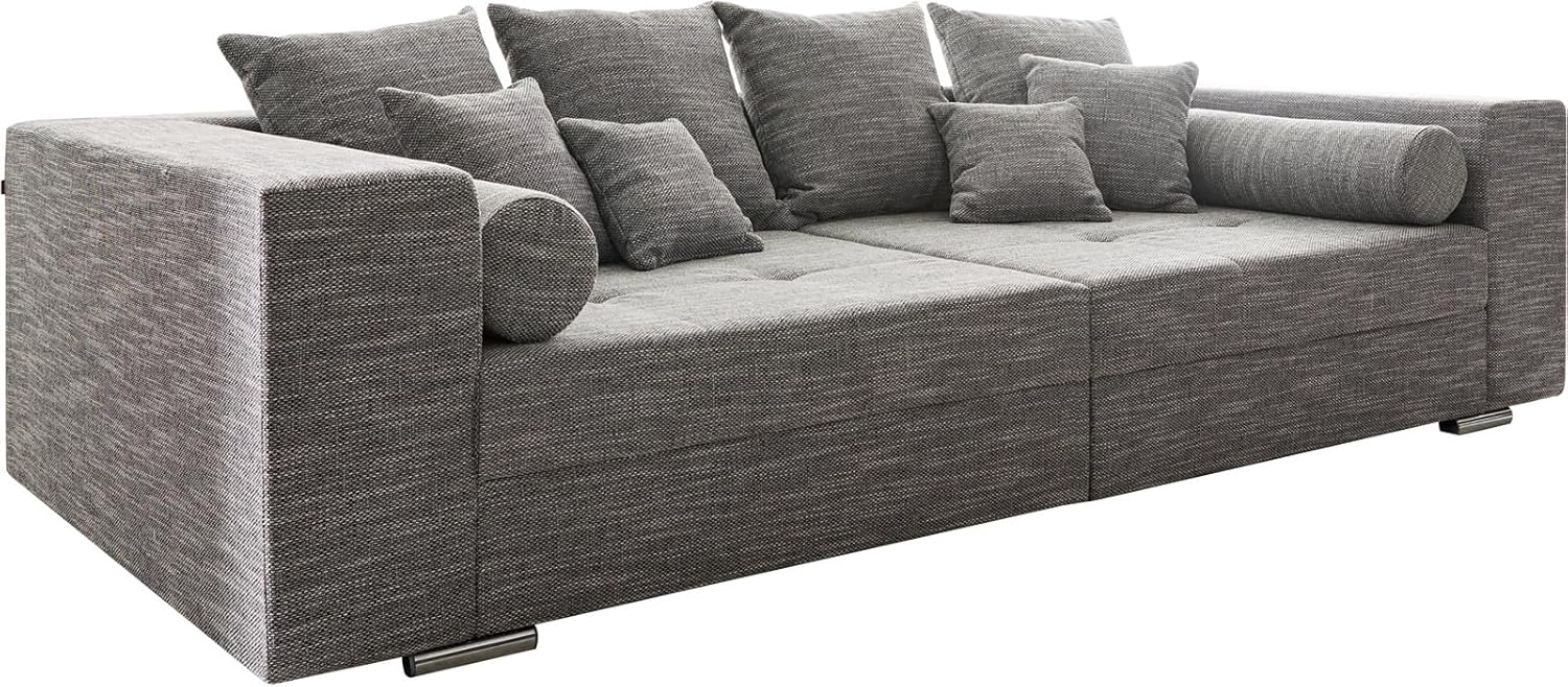 Big-Sofa Marlen 300x140 cm Hellgrau Couch Bild 1