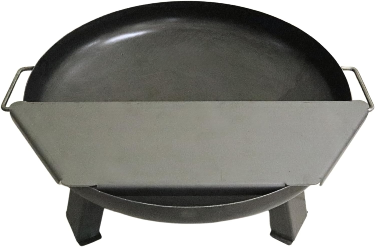 SOUK ONE Feuerplatte Plancha Platte aus Stahl 4mm, Grillplatte passend für Feuertonne 100 cm (Lieferung ohne Feuerschale) Bild 1