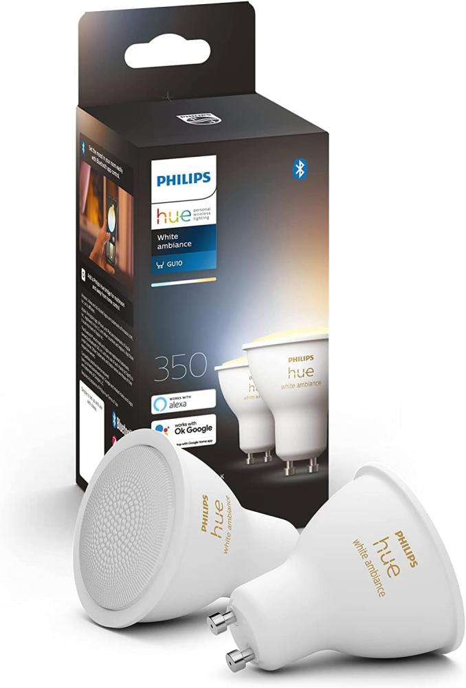 Signify Philips Hue White ambiance - LED-Spot-Glühbirne - GU10 - 4.3 W (Entsprechung 35 W) Bild 1