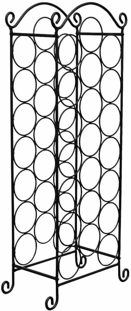 vidaXL Flaschenregal für 21 Flaschen Metall 50206 Bild 1