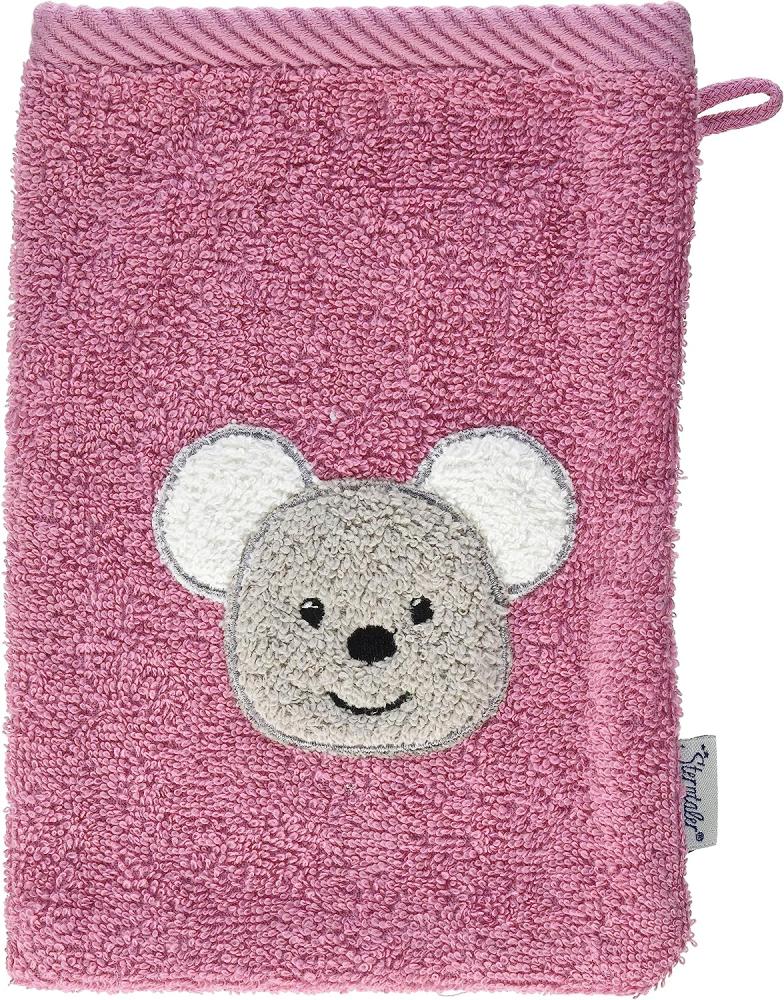 Sterntaler Waschhandschuh Maus Mabel, Größe: 21 x 15 cm, Rosa Bild 1