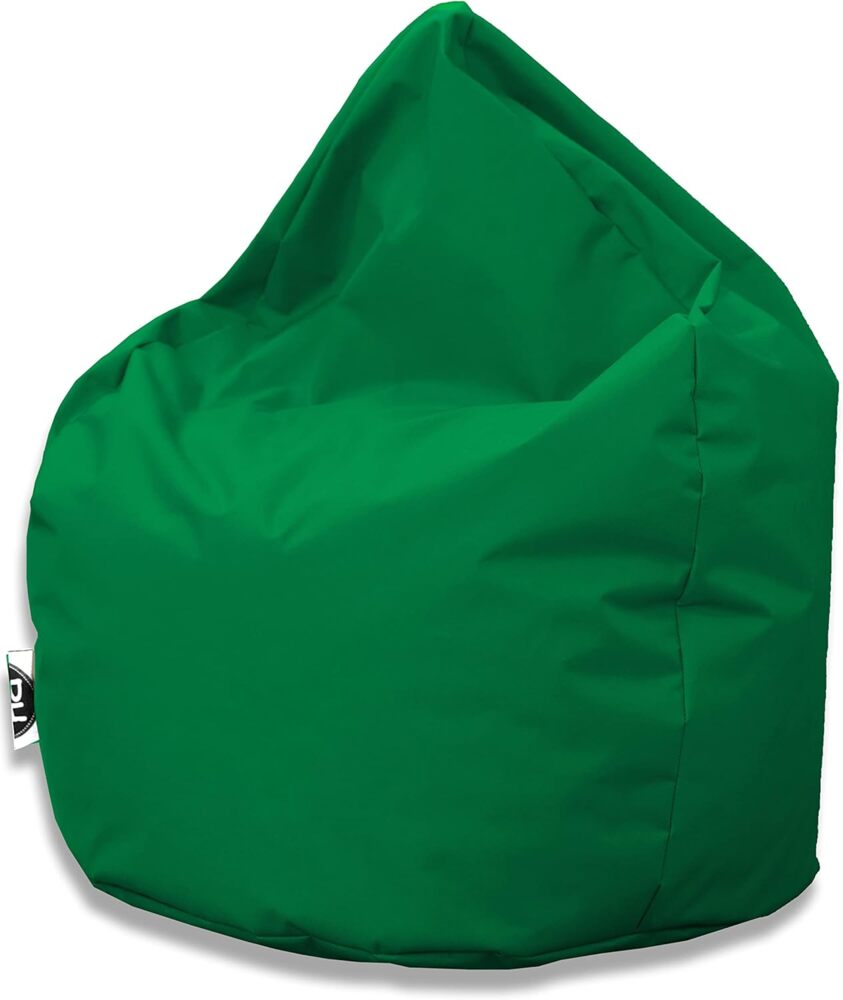 PATCH HOME Patchhome Sitzsack Tropfenform - Grün für In & Outdoor XXXL 480 Liter - mit Styropor Füllung in 25 versch. Farben und 3 Größen Bild 1