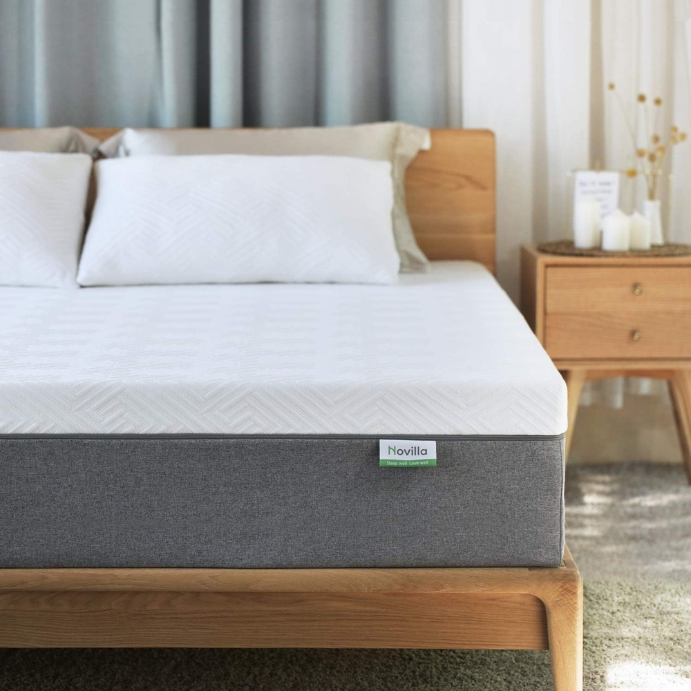 Novilla Matratze 120x190 cm H3 Gel Memory Foam Kaltschaummatratze 7 Zonen Schaumstoff Rollmatratze Bambusfasern Atmungsaktiv Oeko-Tex 18cm Bild 1
