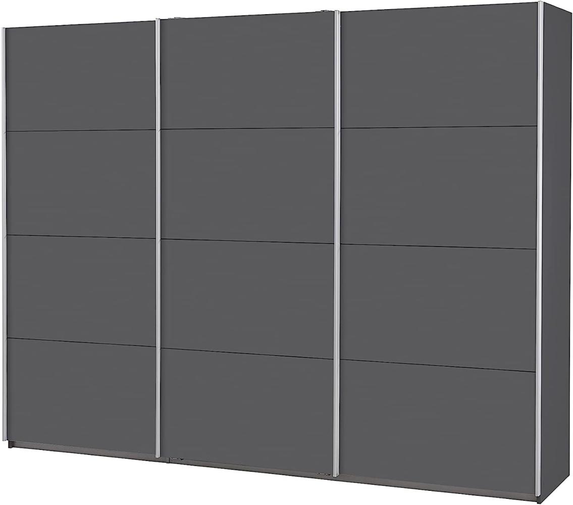 rauch möbelwerke gmbh Caracas Schwebetürenschrank, Holzwerkstoff, Grau-metallic, 271x210x62 Bild 1