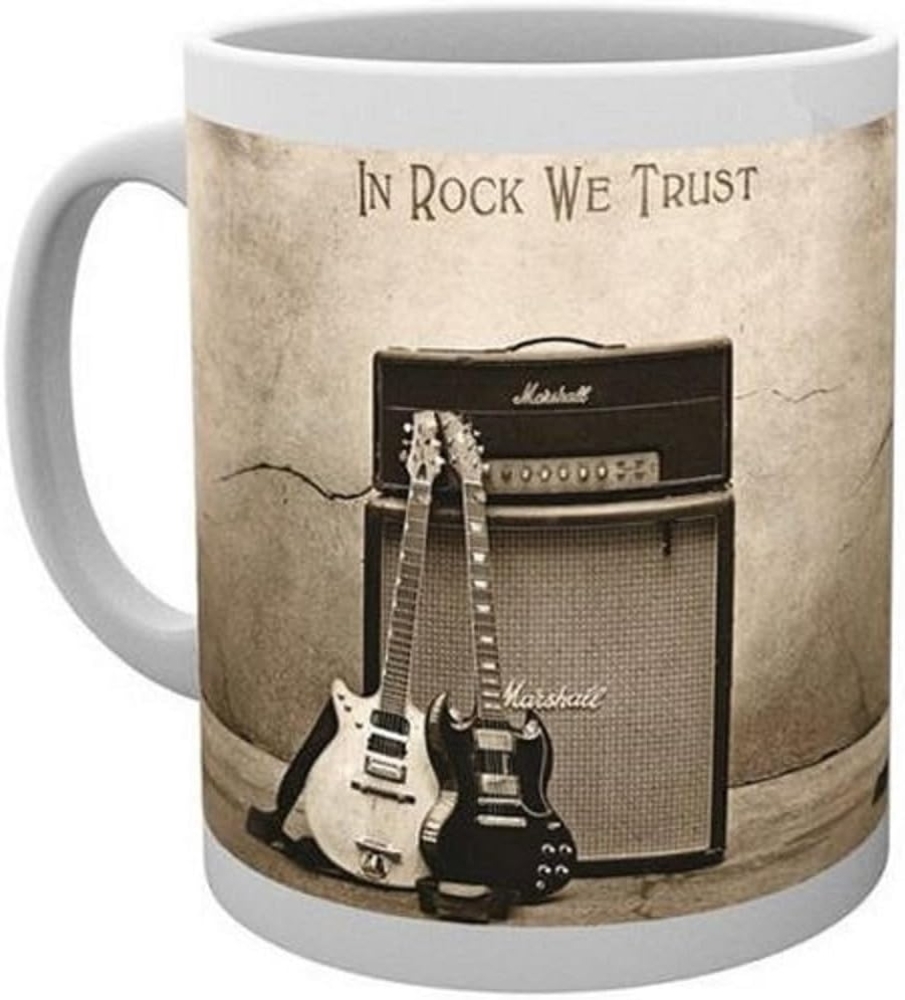 AC DC In Rock We Trust Tasse Mug Becher NEU in Geschenkverpackung Bild 1