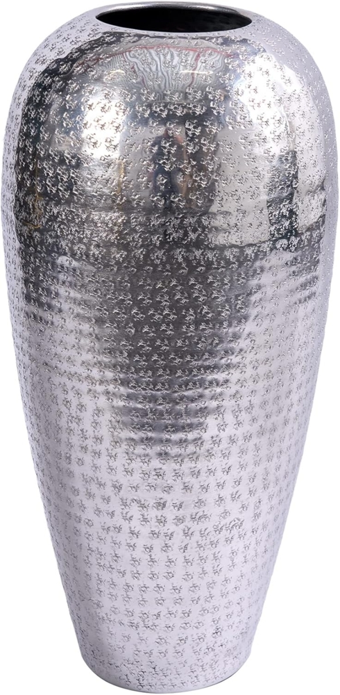 riess-ambiente Bodenvase ORIENTAL 50cm silber (1 St), Deko · Blumen · Hammerschlag Design · Metall Bild 1