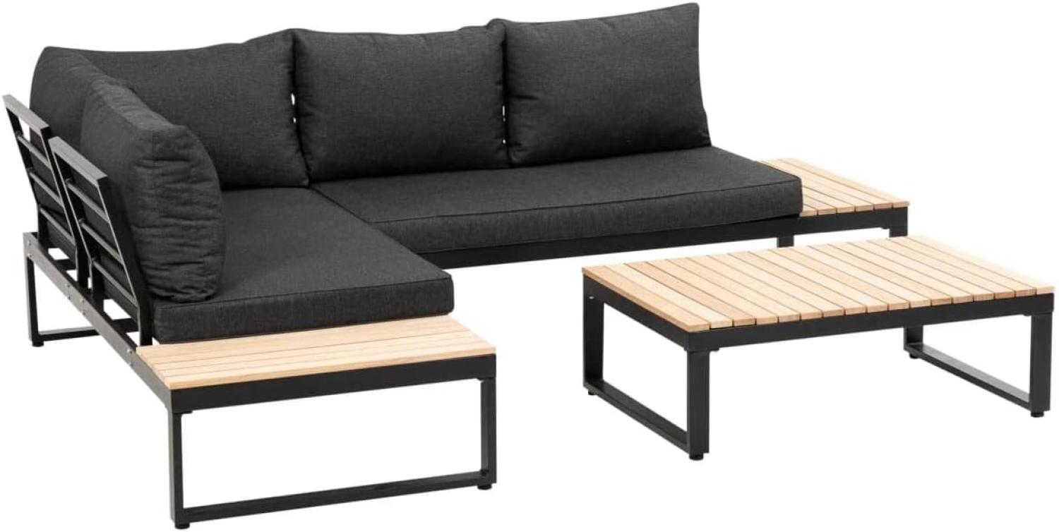 greemotion Lounge-Set Rio, 2-teilig, mit Teakholz-Teilen, Gartenmöbelset aus Aluminium, Loungemöbel-Set Bild 1