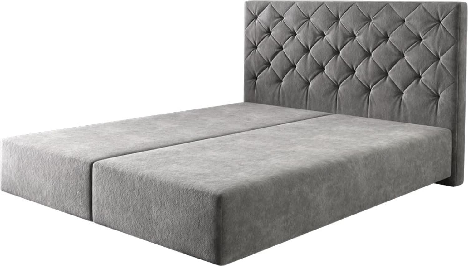 Boxspringgestell Dream-Great Mikrofaser Taupe 160x200 cm Bild 1