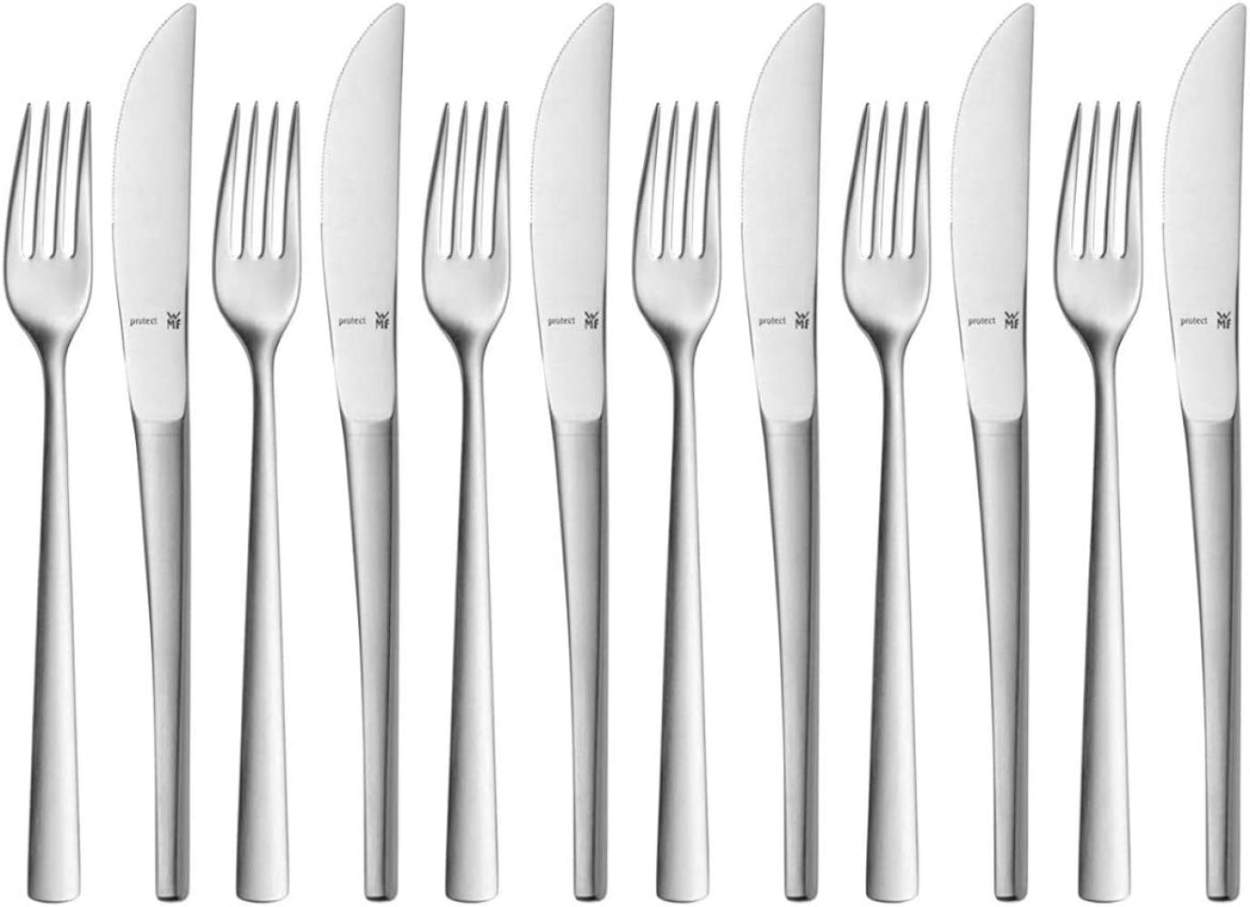 WMF Corvo Dessertbesteck-Set, 12-teilig, Cromargan protect® 3201112832 Bild 1