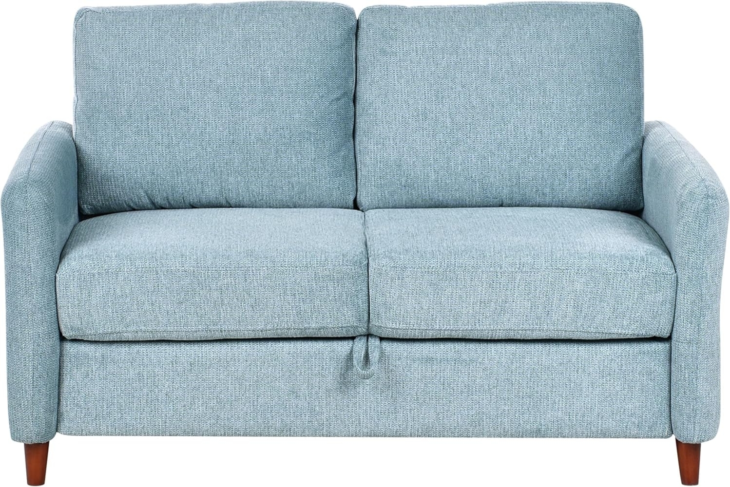 Sofa 2-Sitzer MARE Stoff Blau mit Stauraum Bild 1