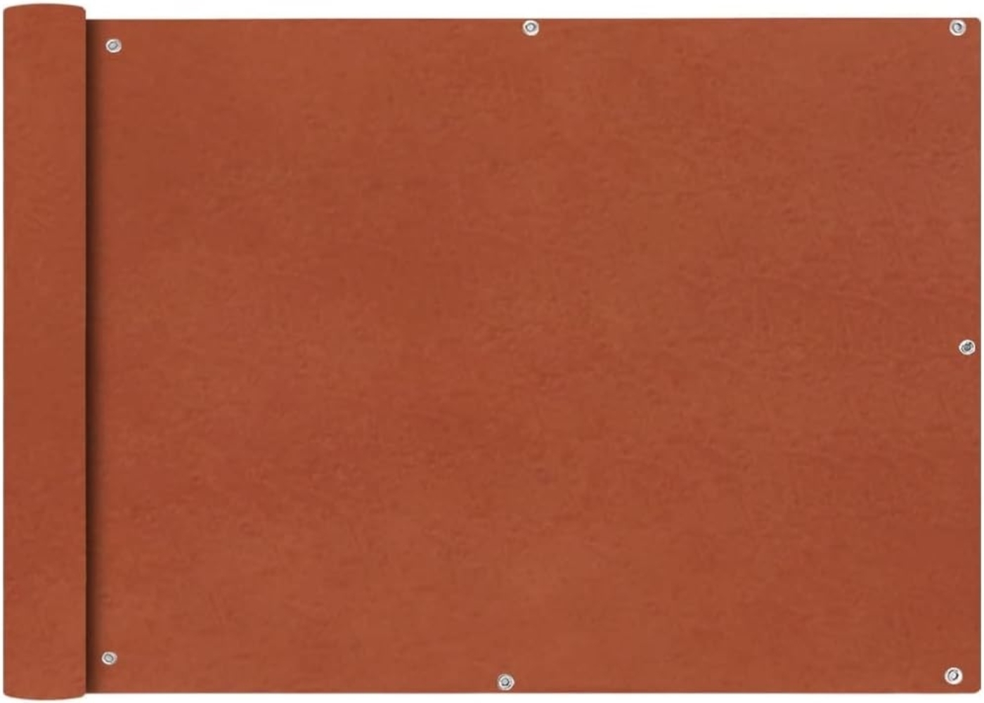 vidaXL Balkonsichtschutz Oxfordgewebe 75x600 cm Terracotta 42329 Bild 1