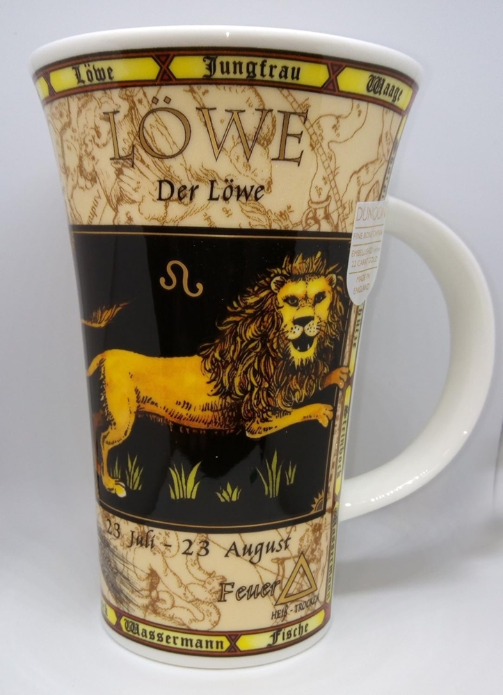 Dunoon Becher Teetasse Kaffeetasse Glencoe Sternzeichen Löwe Bild 1