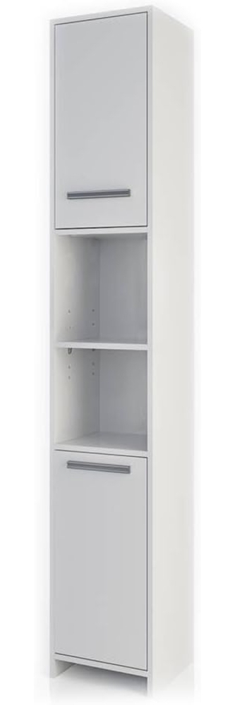 Badschrank Kiko Weiß 30 x 190 cm Vicco Bild 1