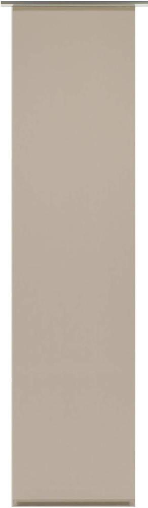 Gardinia Flächenvorhang Uni beige, 60 x 245 cm Bild 1