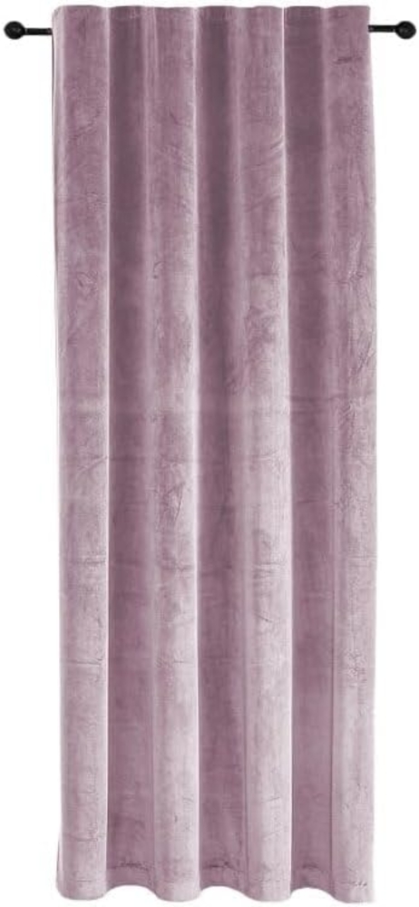 Haus und Deko Gardine Verdunkelungsvorhang Samt weich Vorhang Kräuselband blickdicht Gardine (1 St), Kräuselband, Polyester Bild 1