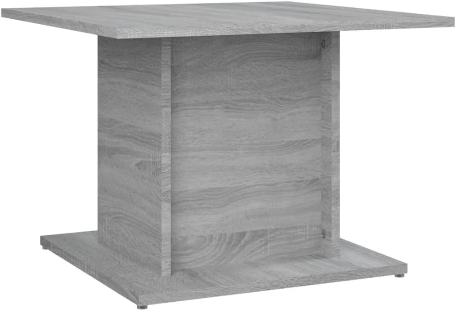 vidaXL Couchtisch Grau Sonoma 55,5x55,5x40 cm Holzwerkstoff 813096 Bild 1