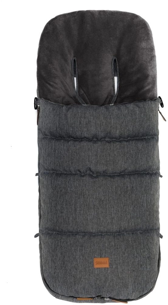 Fillikid Fußsack Fillikid Winterfußsack Kinley Exklusiv für Kinderwagen, Buggy und Sportwagen, warmer Winterfußsack waschbar mit Rundum Reißverschluss und Gurtschlitze wind- und wasserabweisend als Mumienform Bild 1