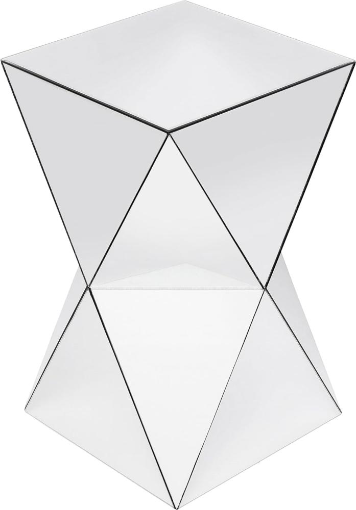 Kare Design Beistelltisch Luxury Triangle, verspiegelter Beistelltisch / Couchtisch in geometrischer Form, in verschiedenen Ausführungen erhältlich (H/B/T) 53,5 x 32 x 32 cm Bild 1